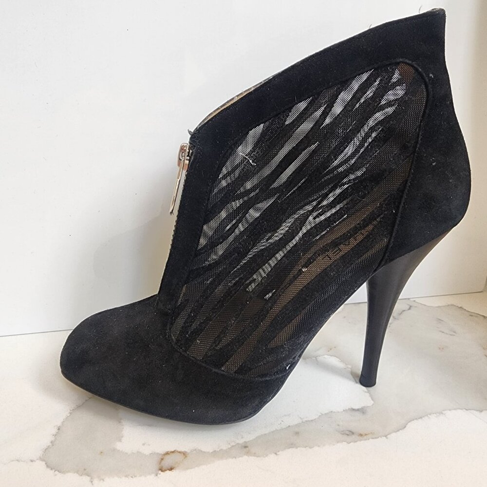 MICHAEL KORS Black Zebra Women's Heeled Booties - Size 7.5M - Picture 6 of 12